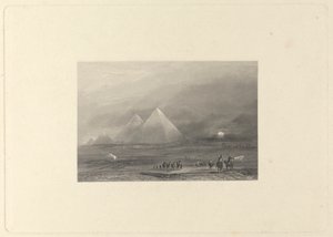 Egypt, the Pyramids of Giza by Edward Francis Finden