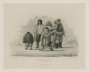 Group of Eskimaux by Edward Francis Finden