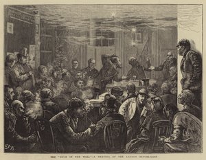 The Hole in the Wall, a Meeting of the London Republicans by Edward Frederick Brewtnall