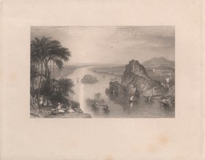 Rocks at Colgong on the Ganges