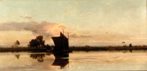 Evening on the Yare by Edward Henry Fahey