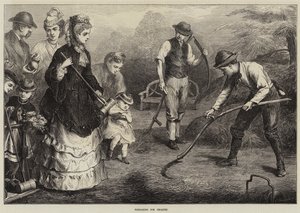 Preparing for Croquet