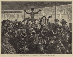 Rome, the Feast of Trumpets in Honour of the Befana by Edward John Gregory