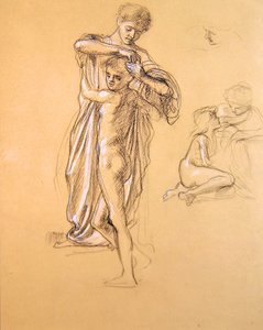 Study for Idle Fears (I) by Edward John Poynter