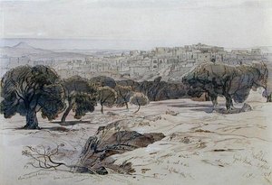 Bethlehem - Good Friday, 2nd April 1858 by Edward Lear