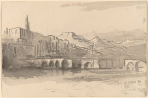 Bridge with Mountains in the Distance (Ventimiglia)