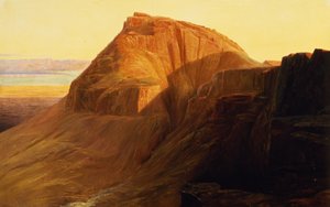 Masada or Sebbeh on the Dead Sea, 1858