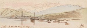 Salo; 2:35 P.M., 14 May 1867 (89) by Edward Lear