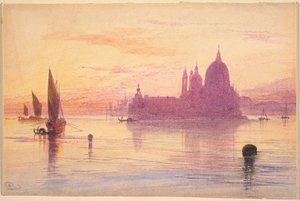Santa Maria della Salute, Venice, at Sunset