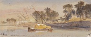 Tabeen Berlin, 4:00 p.m., January 1, 1867 by Edward Lear