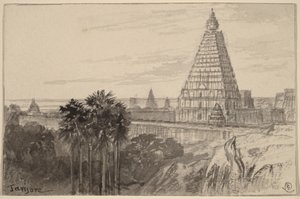 Tanjore, India by Edward Lear