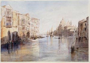 The Grand Canal, with Santa Maria Della Salute, Venice, Italy