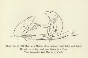 There was an Old Man in a Marsh, whose manners were futile and harsh by Edward Lear