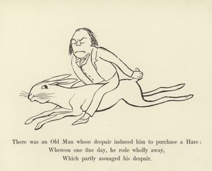 There was an Old Man, whose despair induced him to purchase a Hare by Edward Lear