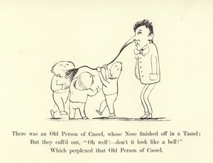 There was an Old Person of Cassel, whose Nose finished off in a Tassel by Edward Lear