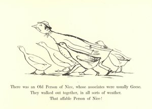 There was an Old Person of Nice, whose associates were usually Geese by Edward Lear