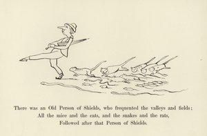 There was an Old Person of Shields, Who Frequented the Valleys and Fields by Edward Lear