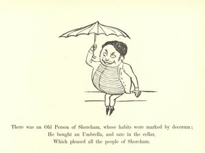 There Was an Old Person of Shoreham, Whose Habits Were Marked by Decorum by Edward Lear