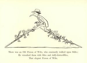 There was an Old Person of Wilts, who constantly walked upon Stilts by Edward Lear