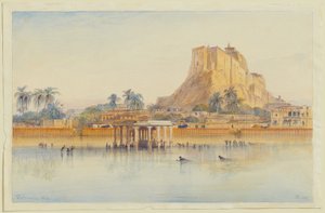 Trichinopoly, 1874 (India) by Edward Lear