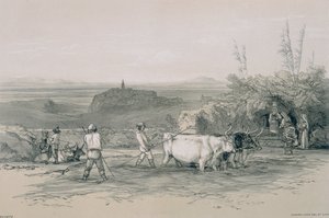 Views in Rome and Its Environs: Roiate, a Town Near Subiaco by Edward Lear