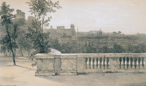 Views in Rome and Its Environs: Rome from Monte Pincio by Edward Lear