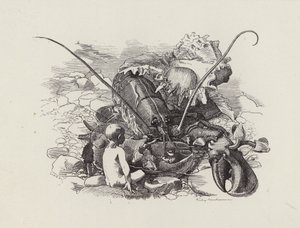 Illustration for The Water-Babies by Charles Kingsley by Edward Linley (after) Sambourne