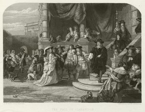 The Fall of Clarendon by Edward Matthew after Ward