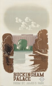 London Underground poster advertising Buckingham Palace