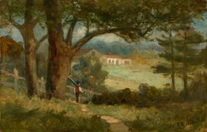Homeward, 1895 by Edward Mitchell Bannister