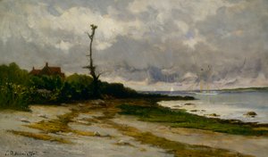 Landscape near Newport, R. I. by Edward Mitchell Bannister