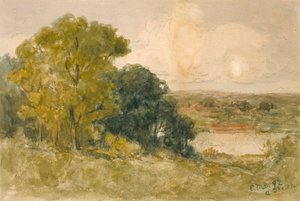 On the Seekonk by Edward Mitchell Bannister