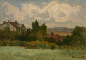 Untitled houses and trees, 1898