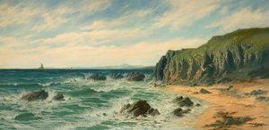 Coastal Scene, 1887 by Edward Moore