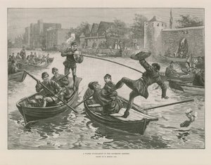 A water tournament in the fifteenth century by Edward Morant Cox