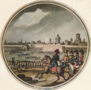 Battle of Pampeluna, 1815 by Edward Orme