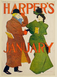 Man and Woman in Green Coat, January Harper