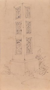 Monument sketch by Edward Pretty