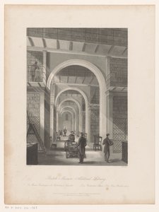 Library of the British Museum (British Museum - Additional Library) by Edward Radclyffe