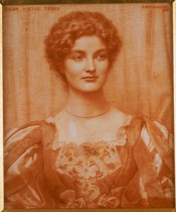 Portrait of Hilda Virtue Tebbs, 1897 by Edward Robert Hughes