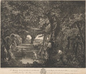 A Morning Scene of the Forest with Rinaldo on the Bank of the Enchanted River
