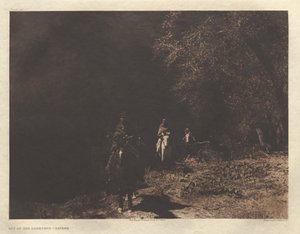 Out of the Darkness-Navaho (Portfolio I, Plate 37) by Edward S. Curtis