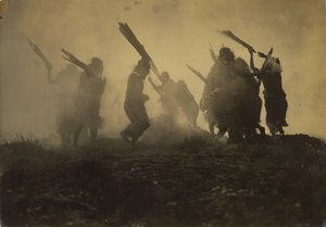 The Eclipse Dance by Edward S. Curtis