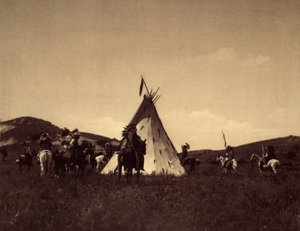 Camp Sioux by Edward Sheriff Curtis