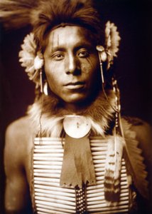 Sitting Eagle, Crow man by Edward Sheriff Curtis