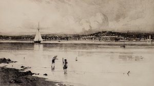 Broughty Ferry from Tayport by Edward Smith Hodgson