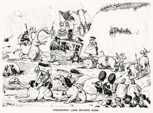 Prehistoric Lord Mayors Show, 1894 by Edward Tennyson Reed