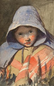 Head of a Girl by Edward Thompson Davis
