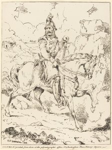 Knight in Armor on Horseback by Edward Vernon Utterson