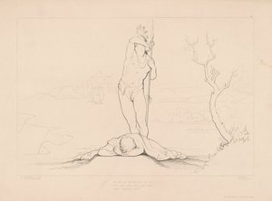 He Bids Me Dry the Last... by Edward Webb, after George Elgar Hicks